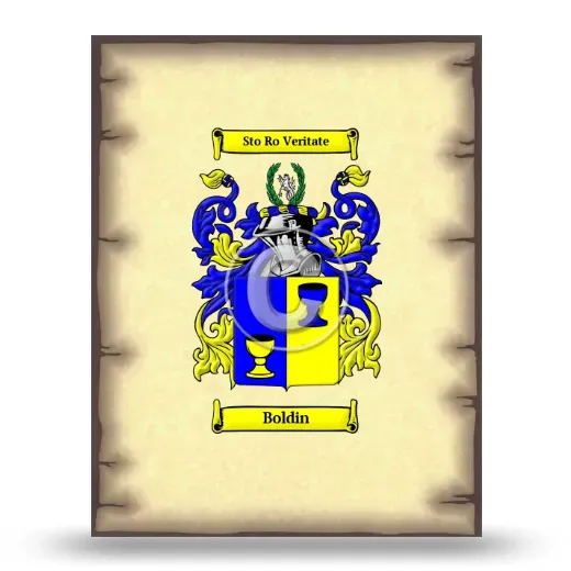 Boldin Coat of Arms Print