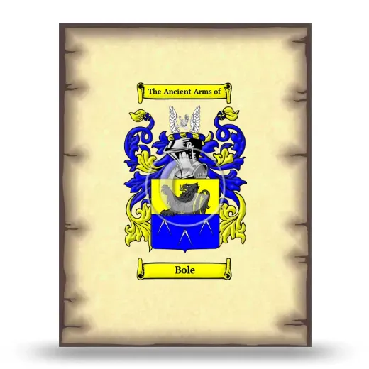 Bole Coat of Arms Print