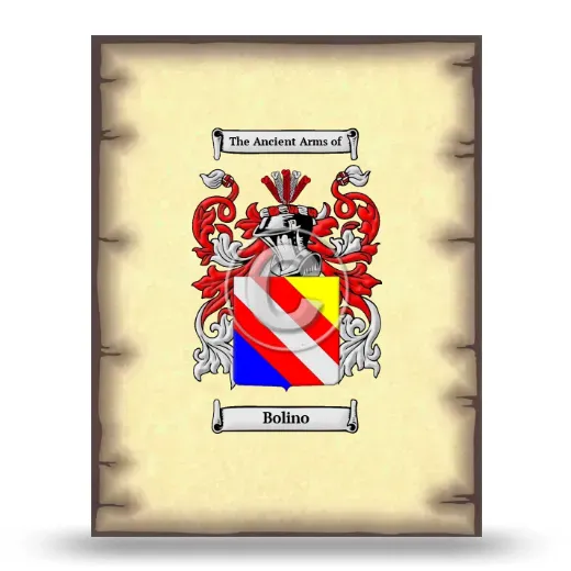 Bolino Coat of Arms Print