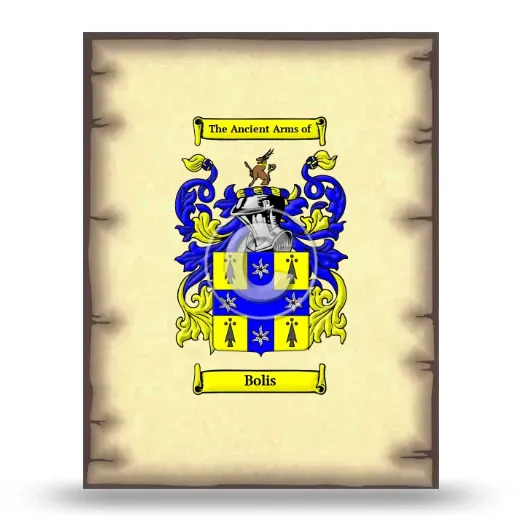 Bolis Coat of Arms Print