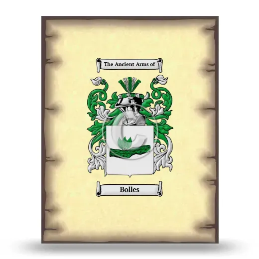Bolles Coat of Arms Print
