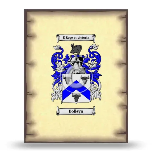Bolleyn Coat of Arms Print