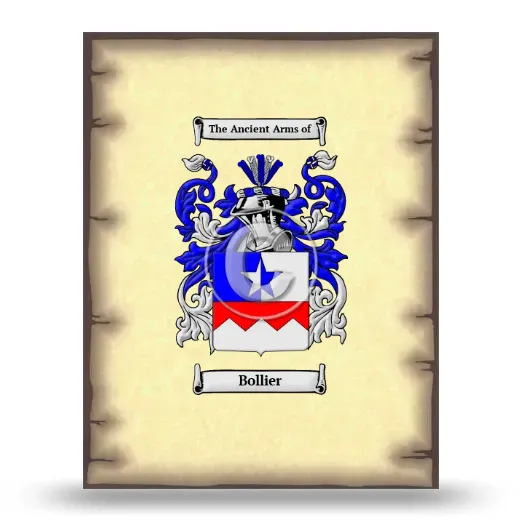 Bollier Coat of Arms Print