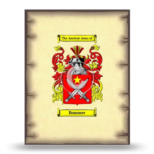 Bommer Coat of Arms Print