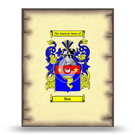 Bon Coat of Arms Print