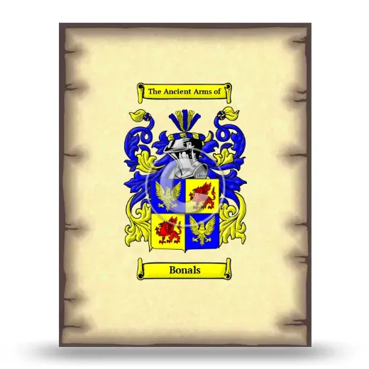 Bonals Coat of Arms Print