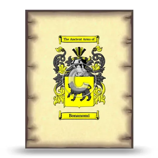 Bonanomi Coat of Arms Print