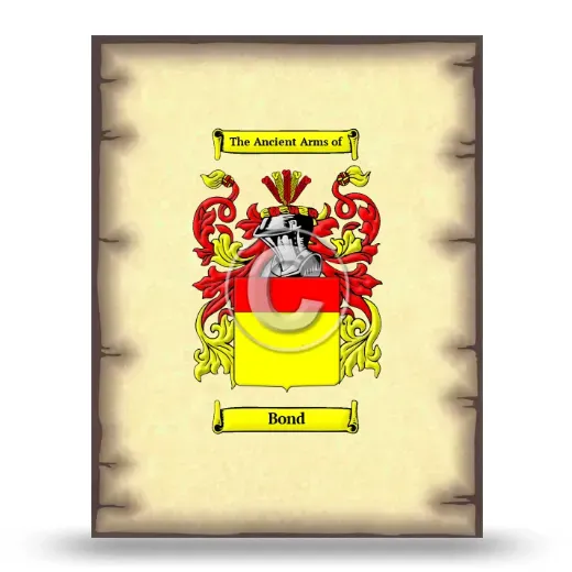 Bond Coat of Arms Print