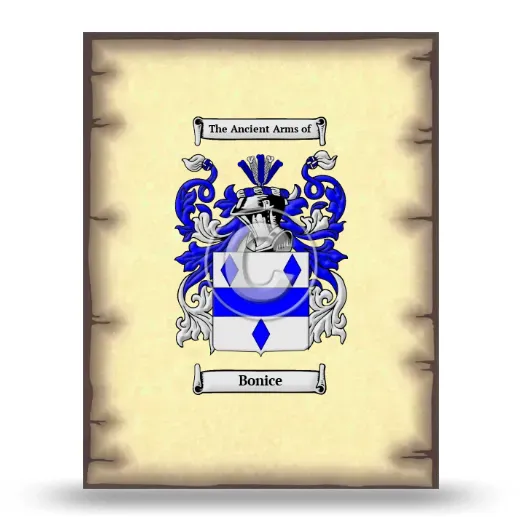 Bonice Coat of Arms Print