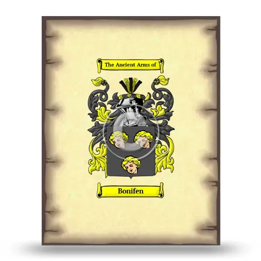 Bonifen Coat of Arms Print