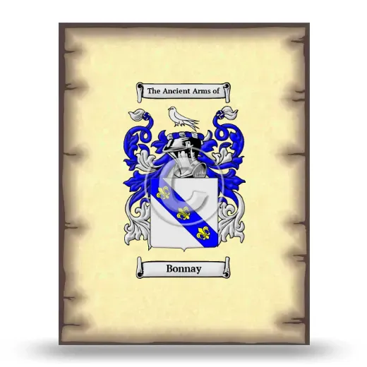 Bonnay Coat of Arms Print