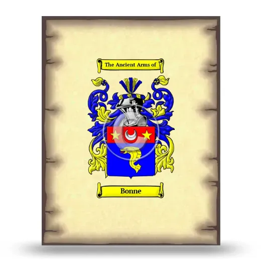 Bonne Coat of Arms Print