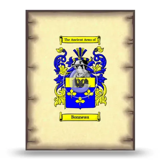 Bonneau Coat of Arms Print