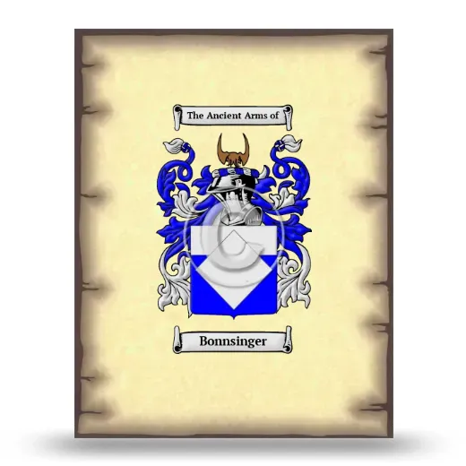 Bonnsinger Coat of Arms Print