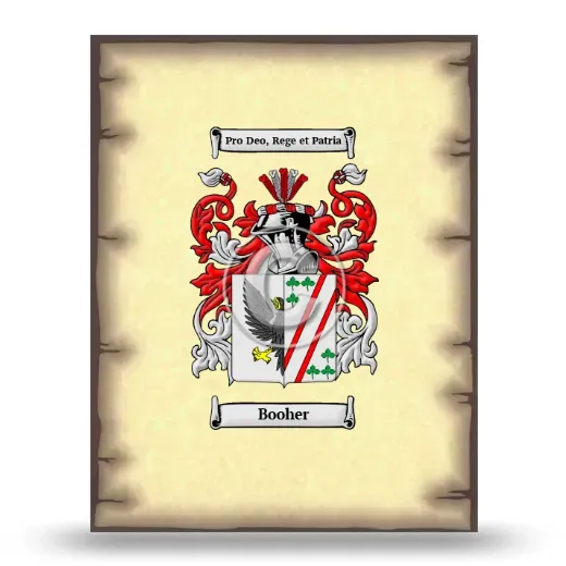 Booher Coat of Arms Print
