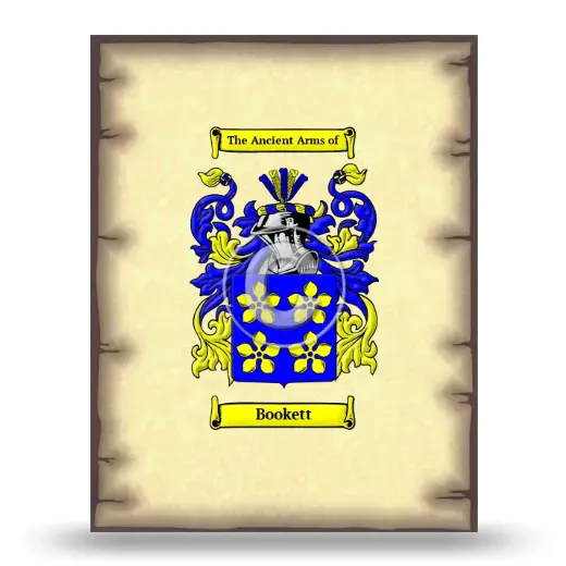 Bookett Coat of Arms Print