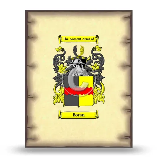 Boran Coat of Arms Print
