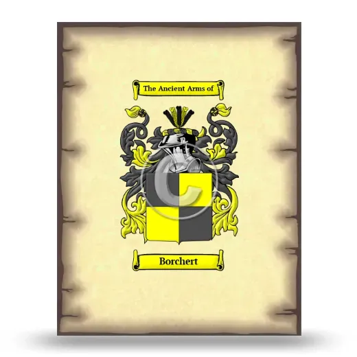Borchert Coat of Arms Print