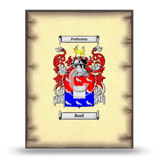 Bord Coat of Arms Print