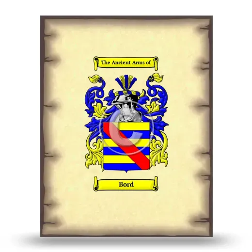 Bord Coat of Arms Print