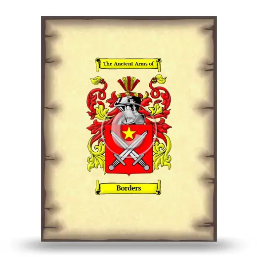 Borders Coat of Arms Print