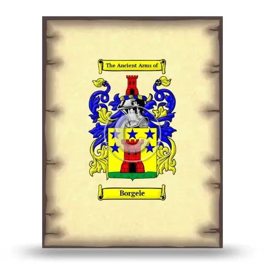 Borgele Coat of Arms Print