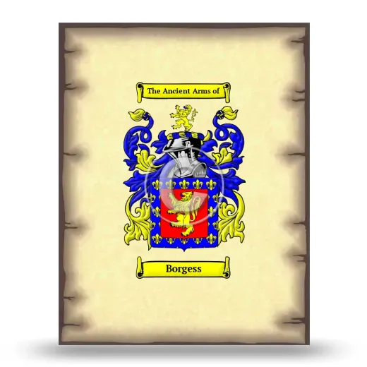 Borgess Coat of Arms Print