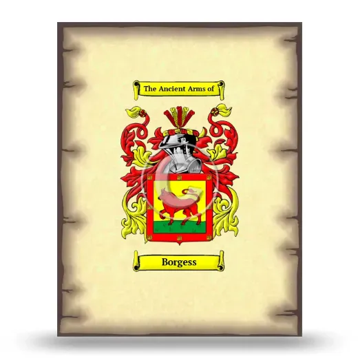 Borgess Coat of Arms Print