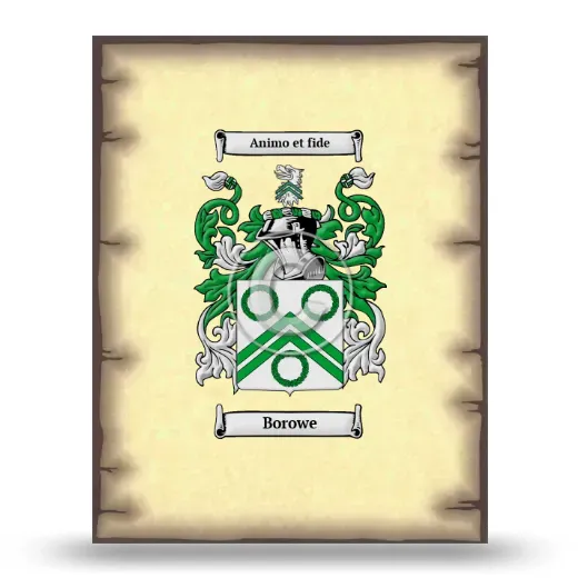 Borowe Coat of Arms Print