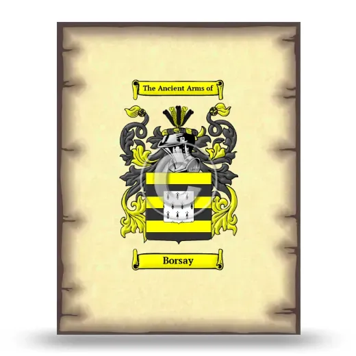 Borsay Coat of Arms Print