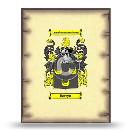Bortyn Coat of Arms Print