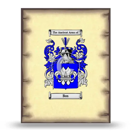 Bos Coat of Arms Print