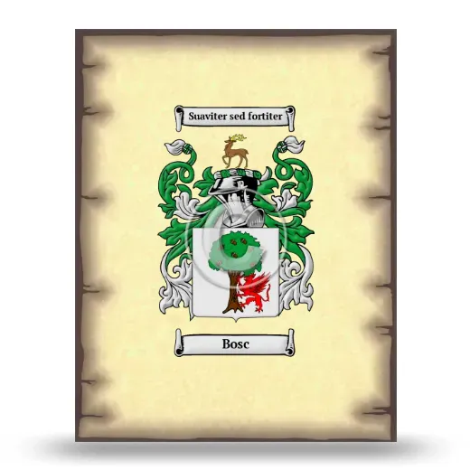 Bosc Coat of Arms Print