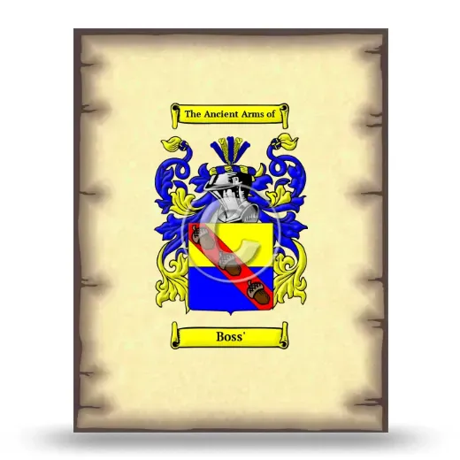 Boss' Coat of Arms Print