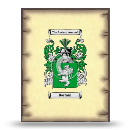 Bostain Coat of Arms Print