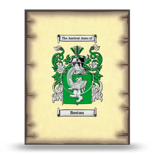 Bostan Coat of Arms Print