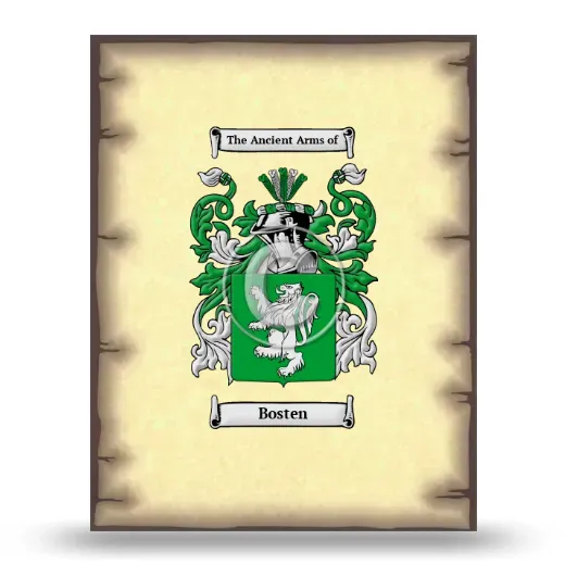Bosten Coat of Arms Print