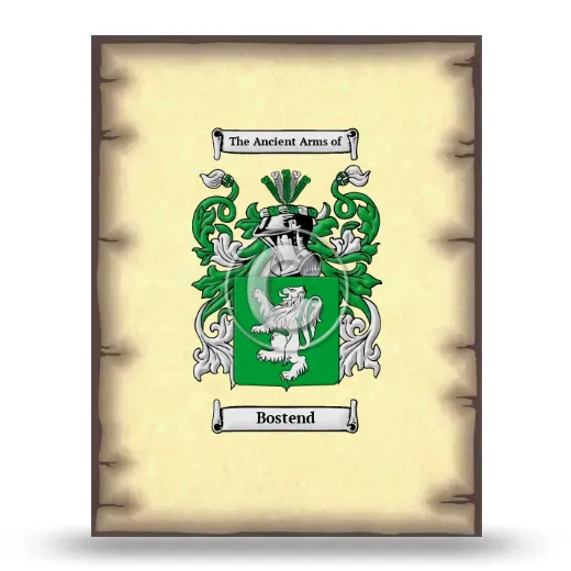 Bostend Coat of Arms Print
