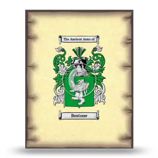 Bostone Coat of Arms Print