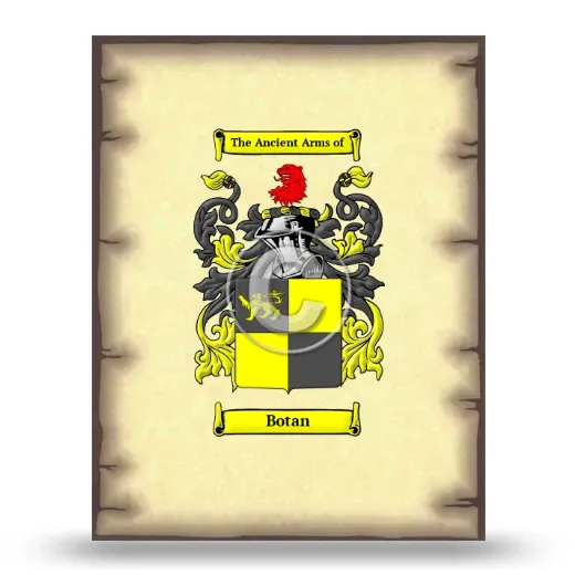 Botan Coat of Arms Print