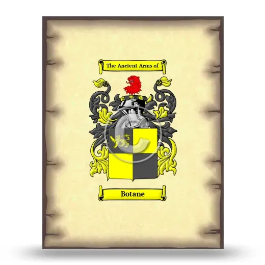 Botane Coat of Arms Print