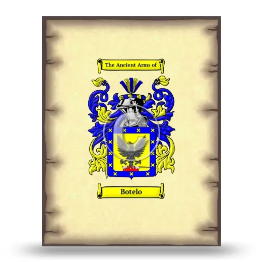 Botelo Coat of Arms Print