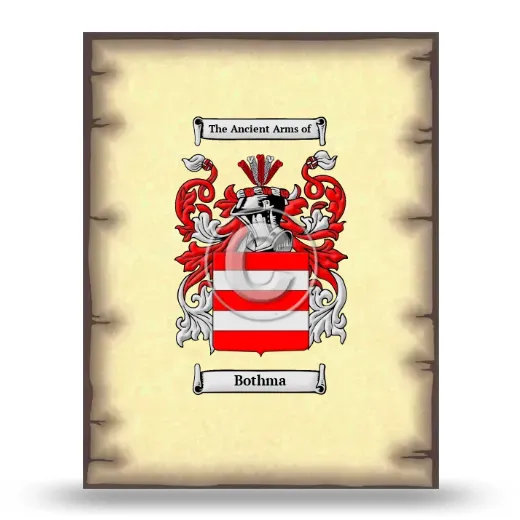 Bothma Coat of Arms Print