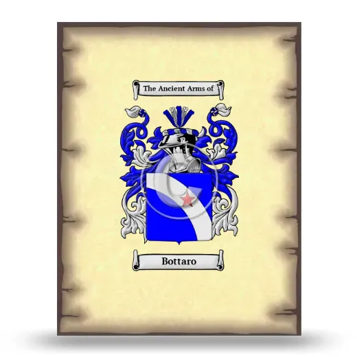 Bottaro Coat of Arms Print