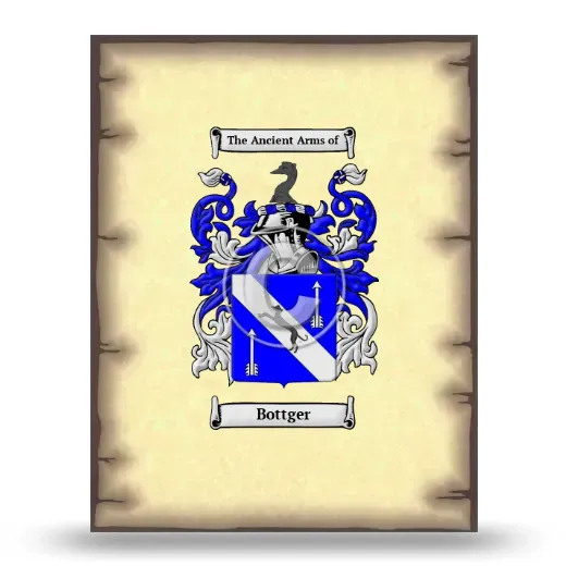 Bottger Coat of Arms Print