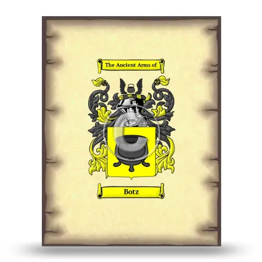 Botz Coat of Arms Print