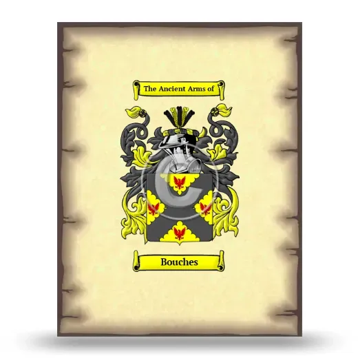 Bouches Coat of Arms Print
