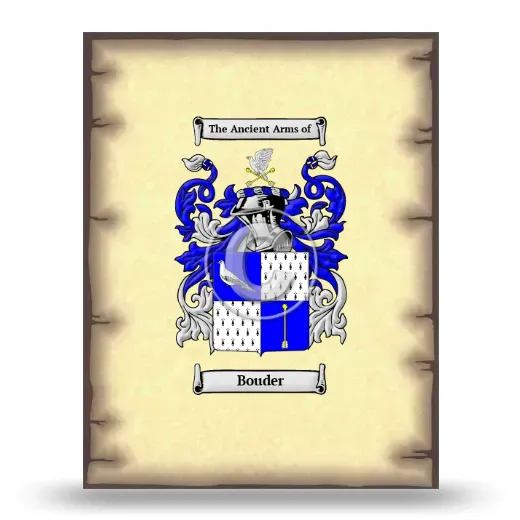 Bouder Coat of Arms Print