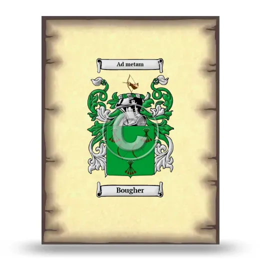 Bougher Coat of Arms Print
