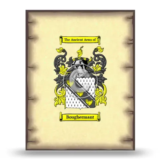 Boughermant Coat of Arms Print
